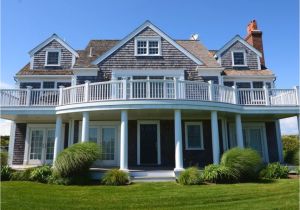 Nantucket Style Home Plans Nantucket Gray Exterior and Dark Blue Nantucket Home