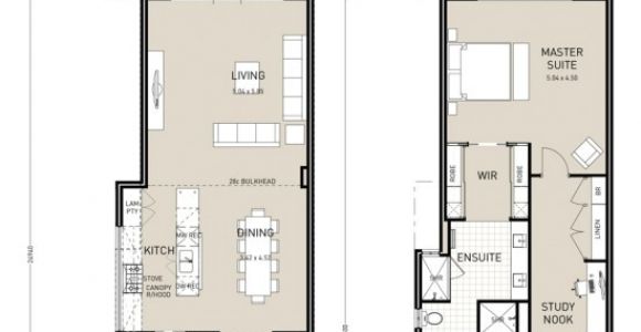 Narrow Home Floor Plans Floor Plan Friday Narrow Block Double Storey