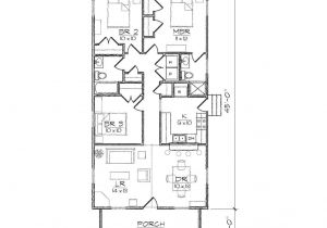 Narrow Homes Floor Plans 5 Bedroom House Plans Narrow Lot Inspirational Narrow