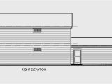 Narrow House Plans with Garage In Back Narrow Lot House Plans House Plans with Rear Garage 9984