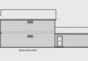 Narrow House Plans with Garage In Back Narrow Lot House Plans House Plans with Rear Garage 9984