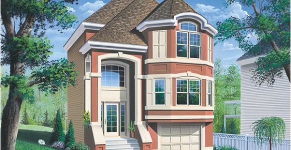 Narrow House Plans with Garage Underneath Narrow Lot House Plans Garage Under Cottage House Plans