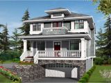 Narrow House Plans with Garage Underneath Two Story House Plans with Balconies and Underground