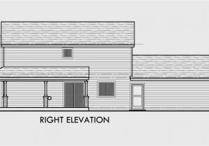 Narrow Lot House Plans with Side Entry Garage House Plans Narrow Lot Rear Entry Garage