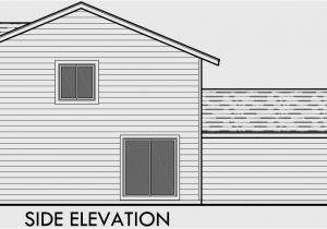 Narrow Lot House Plans with Side Entry Garage House Plans Narrow Lot Rear Entry Garage