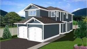 Narrow Lot House Plans with Side Entry Garage Narrow Lot Home Plan with Side Entry 6741mg 2nd Floor