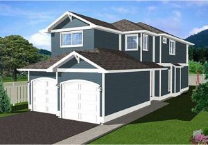 Narrow Lot House Plans with Side Entry Garage Narrow Lot Home Plan with Side Entry 6741mg 2nd Floor