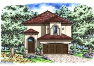 Narrow Lot Mediterranean House Plans Mediterranean House Plan Narrow Lot 2 Story