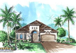 Narrow Lot Mediterranean House Plans Mediterranean House Plan Small Narrow Coastal Lot Home