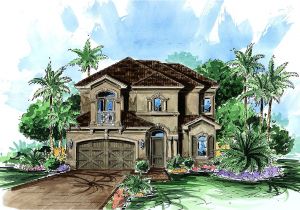 Narrow Lot Mediterranean House Plans Narrow Lot Mediterranean 66086we Architectural Designs