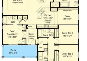 Net Zero Home Plans 3 or 4 Bedroom Net Zero Ready Home Plan 33113zr 1st