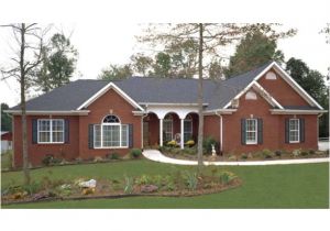 New Home Plans Ranch Style Brick Vector Picture Brick Ranch House Plans