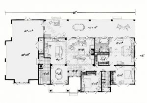 New Home Plans Ranch Style One Story House Plans with Open Floor Plans Design