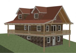 New Home Plans with Basements Hillside House Plans with Walkout Basement New House Plan