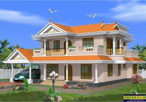 New Home Plans with Photos Green Homes Beautiful 2 Storey House Design 2490 Sq Feet