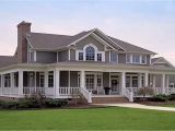 New House Plans with Wrap Around Porches Cabin Style Mansion