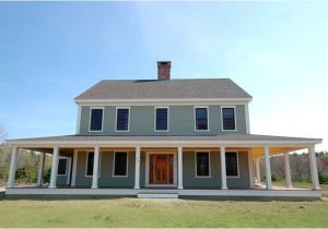 New House Plans with Wrap Around Porches New England Farmhouse W Wrap Around Porch Hq Plans