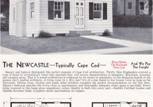 Newcastle Homes Floor Plans 1940 Newcastle Mid Century Cape Cod Aladdin Kit Houses