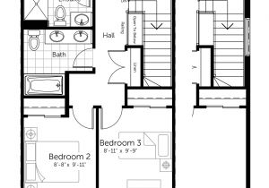 Newcastle Homes Floor Plans Newcastle Three Storey townhome Floor Plans Claridge Homes