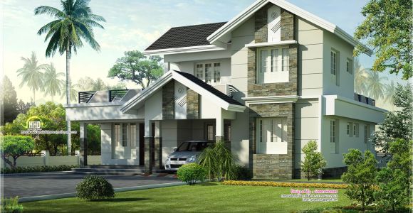 Nice Home Plans 1975 Sq Feet Nice Home Exterior Design Kerala Home