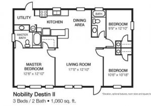 Nobility Mobile Home Floor Plans Mobile Home for Rent In Grand island Fl Id 785149