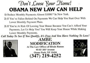 Obama New Plan for Home Mortgage Scams Promise Fake 39 Obama Plan 39 Loan Modifications Ny