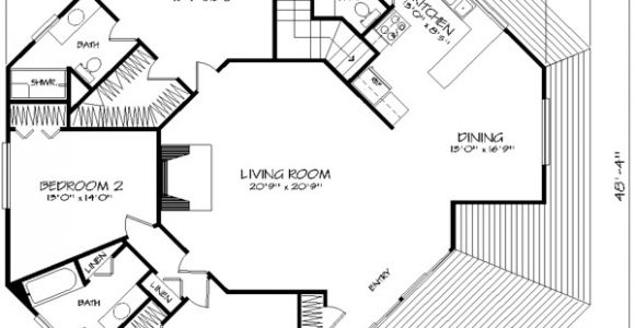Octagon Home Plans the Octagon 1371 3 Bedrooms and 2 Baths the House