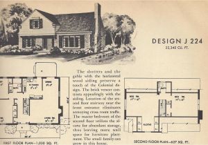 Old Home Plans Vintage House Plans J224 Antique Alter Ego
