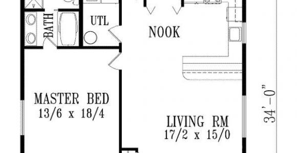 One Bedroom Home Floor Plans Exceptional One Bedroom Home Plans 10 1 Bedroom House
