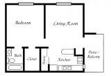One Bedroom Home Floor Plans One Bedroom Trailer Floor Plans Joy Studio Design