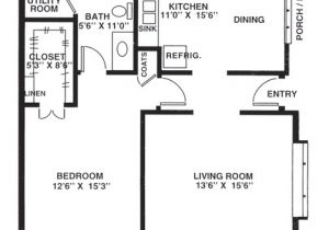 One Bedroom Home Floor Plans Unique One Bedroom Cottage Plans On Rustic Region One