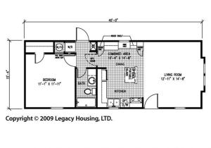One Bedroom Modular Home Floor Plans 1 Bedroom Trailer Floor Plans Joy Studio Design Gallery