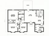 One Floor House Plans 3 Bedrooms 3 Bedroom 1 Floor Plans Simple 3 Bedroom House Floor Plans