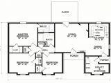 One Floor House Plans 3 Bedrooms 3 Bedroom 1 Floor Plans Simple 3 Bedroom House Floor Plans