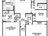 One Floor House Plans 3 Bedrooms 3 Bedroom House Plans One Story Marceladick Com