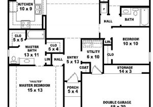 One Floor House Plans 3 Bedrooms 3 Bedroom House Plans One Story Marceladick Com