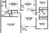 One Floor House Plans 3 Bedrooms 653788 One Story 3 Bedroom 2 Bath French Traditional