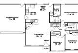 One Floor House Plans 3 Bedrooms One Story Ranch Style House Plans One Story 3 Bedroom 2