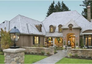 One Level French Country House Plans Wayne 8292 4 Bedrooms and 3 Baths the House Designers
