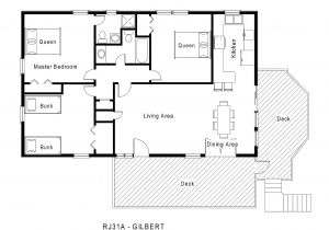One Level Home Floor Plans 1 Story Beach House Floor Plans Home Deco Plans