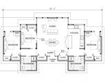 One Level Home Floor Plans 3 Bedroom House Plans One Story Marceladick Com