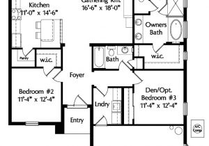 One Level Home Floor Plans House Plans One Level 1 Story House Plans One Level Home