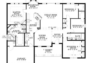 One Level Home Floor Plans One Level Home Plans Smalltowndjs Com