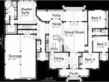 One Level Home Plans with Bonus Room Colonial House Plans Dormers Bonus Room Over Garage Single