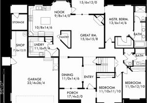 One Level Home Plans with Bonus Room Single Story Home Plans with Bonus Room