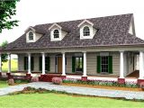 One Level Home Plans with Porches Country Style House Plan 3 Beds 2 5 Baths 2123 Sq Ft