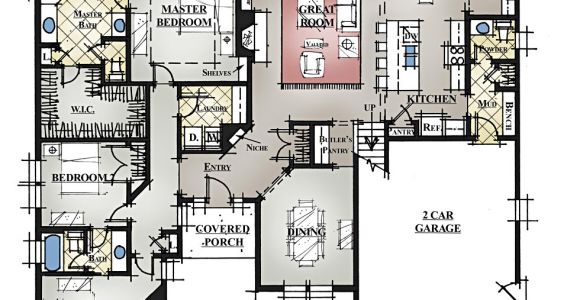 One Level House Plans with Bonus Room One Story House Plans House Plans with Bonus Room Over