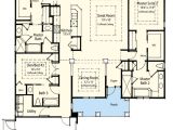 One Level House Plans with Two Master Suites Dual Master Suite Energy Saver 33094zr Architectural