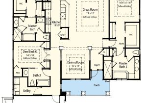 One Level House Plans with Two Master Suites Dual Master Suite Energy Saver 33094zr Architectural One Level House Plans with Two Master Suites Dual Master Suite Energy Saver 33094zr Architectural