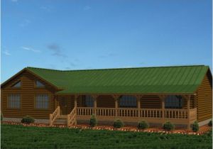 One Level Log Home Plans Single Story Log Homes Floor Plans Kits Battle Creek